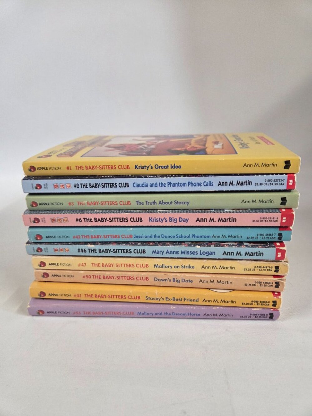 The Baby-Sitters Club Paperback Book Lot of 10 Books